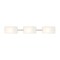Besa Lighting Lido Vanity, Opal Matte, Satin Nickel Finish, 3x9W LED 3WT-888607-LED-SN - alternate 1
